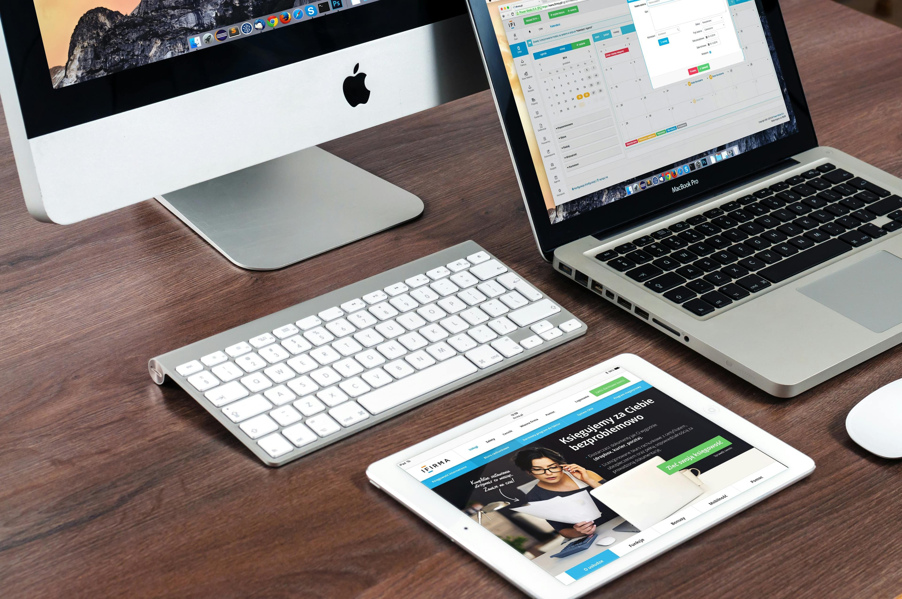 UI/UX design showing on a computer screen