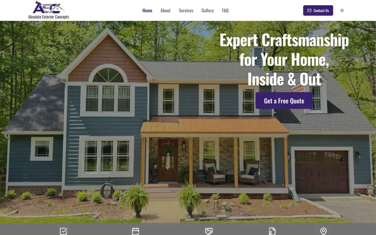 The Absolute Exterior Concepts homepage
